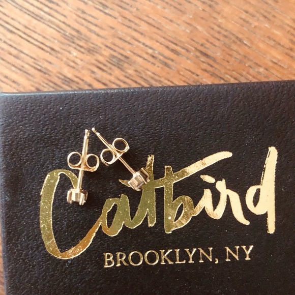 Catbird Angel Hair Diamond Sparkler Earrings - Picture 15 of 16